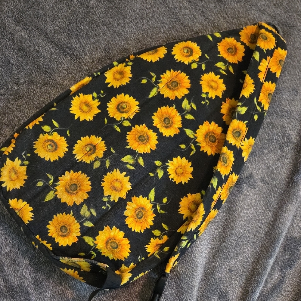 Sunflower Patterned Sling Backpack - image 7